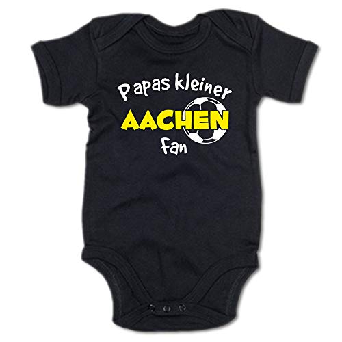 G-graphics Baby Body Papas Kleiner Aachen Fan 250.0730 (6-12 Monate, schwarz) von G-graphics