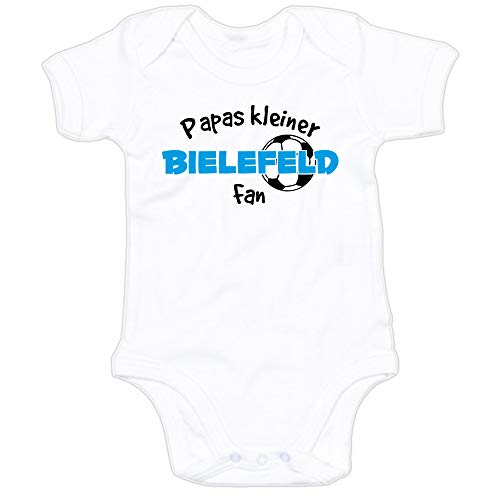 G-graphics Baby Body Papas Kleiner Bielefeld Fan 250.0716 (3-6 Monate, weiß) von G-graphics