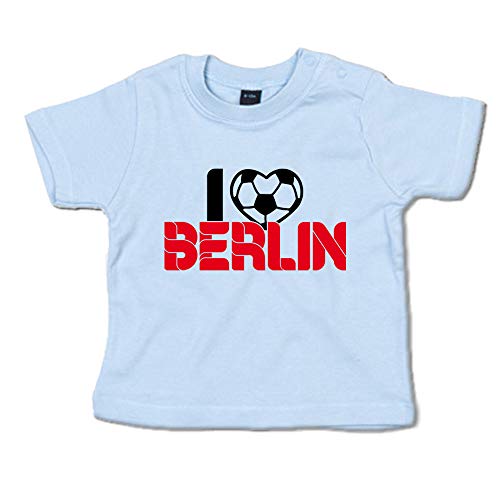 G-graphics Baby T-Shirt I Love Berlin 266.0664 (12-18 Monate, blau) von G-graphics