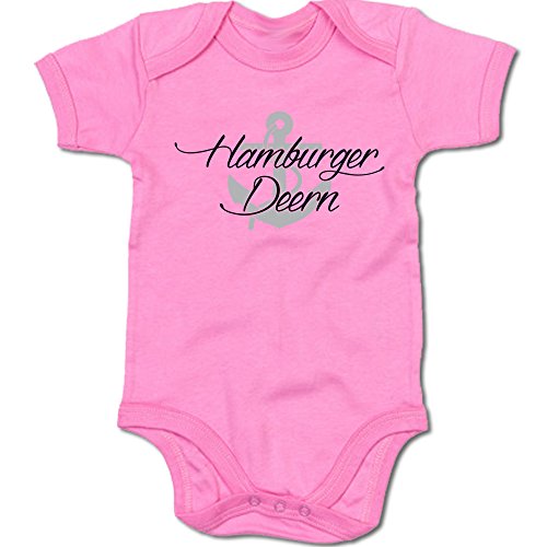 G-graphics Hamburger Deern Baby-Body 250.0106 (0-3 Monate, pink) von G-graphics