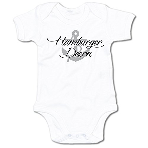 G-graphics Hamburger Deern Baby-Body 250.0106 (3-6 Monate, weiß) von G-graphics