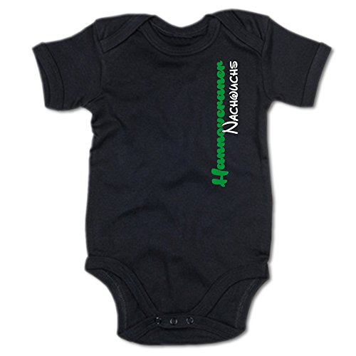 G-graphics Hannoveraner Nachwuchs Baby-Body Suite Strampler 250.0420 (3-6 Monate, schwarz) von G-graphics