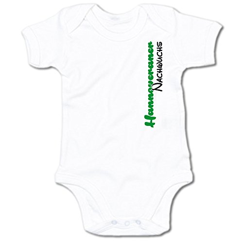 G-graphics Hannoveraner Nachwuchs Baby-Body Suite Strampler 250.0420 (6-12 Monate, weiß) von G-graphics