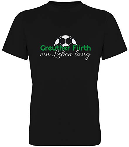 G-graphics Herren T-Shirt Greuther Fürth EIN Leben lang 078.0153 (L) von G-graphics