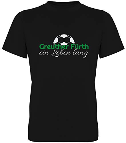 G-graphics Herren T-Shirt Greuther Fürth EIN Leben lang 078.0153 (XL) von G-graphics