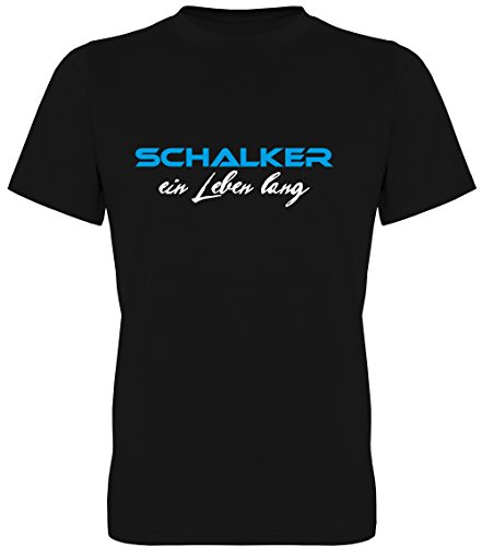 G-graphics Herren T-Shirt Schalker EIN Leben lang 078.0124 (2XL) von G-graphics