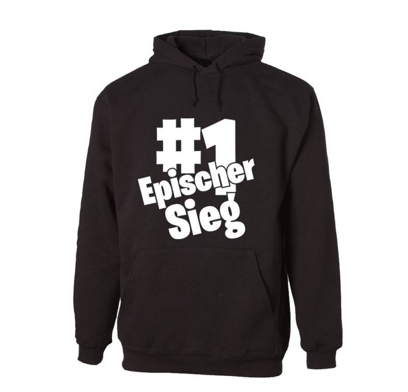 G-graphics Hoodie #1 Epischer Sieg Unisex mit trendigem Frontprint mit Spruch für Gamer*innen von G-graphics