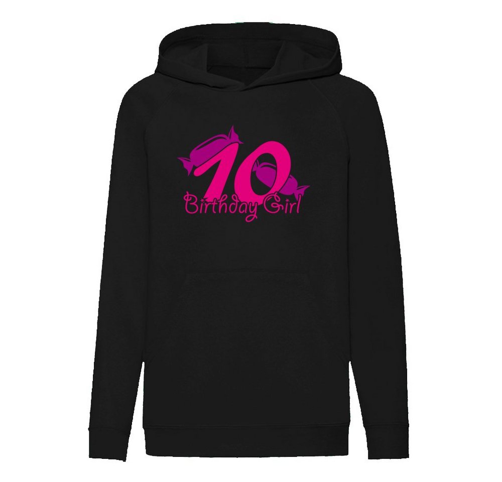 G-graphics Hoodie 10 – Birthday girl Kinder Hoodie / Kapuzenpullover, Mit Spruch / Sprüche / Print / Motiv von G-graphics