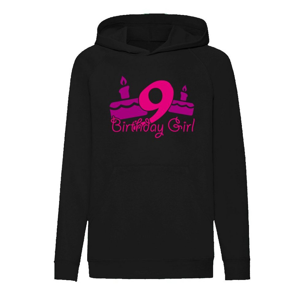 G-graphics Hoodie 9 – Birthday girl Kinder Hoodie / Kapuzenpullover, Mit Spruch / Sprüche / Print / Motiv von G-graphics