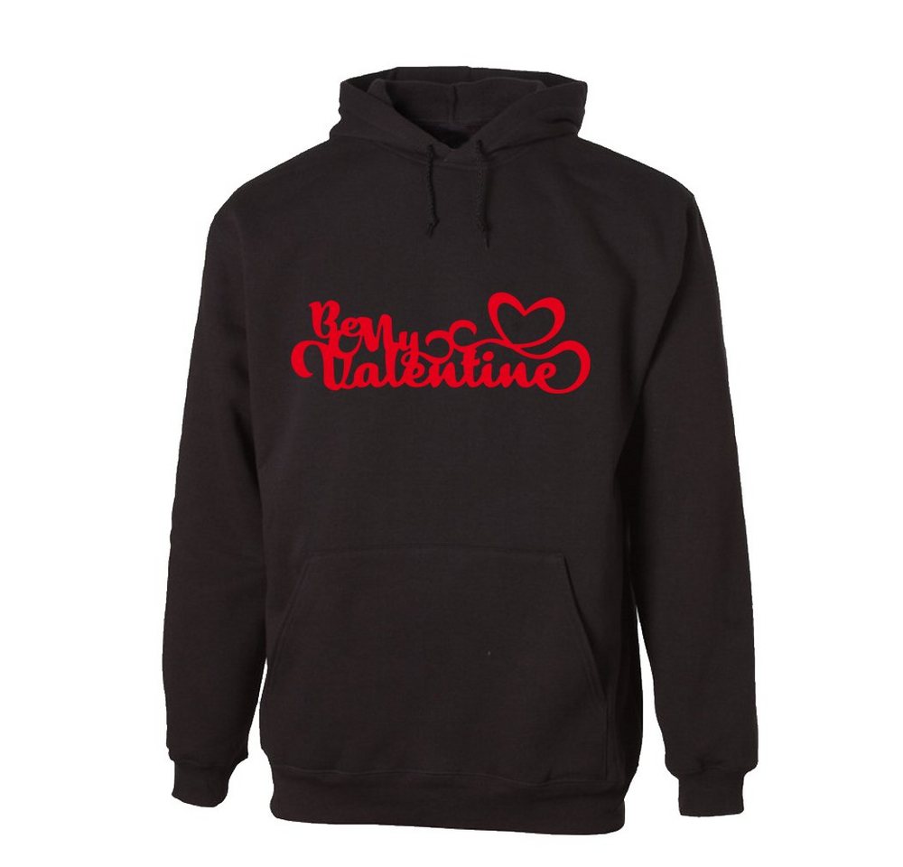 G-graphics Hoodie Be my Valentine mit trendigem Frontprint, Aufdruck auf der Vorderseite, Spruch/Sprüche/Print/Motiv, für jung & alt von G-graphics