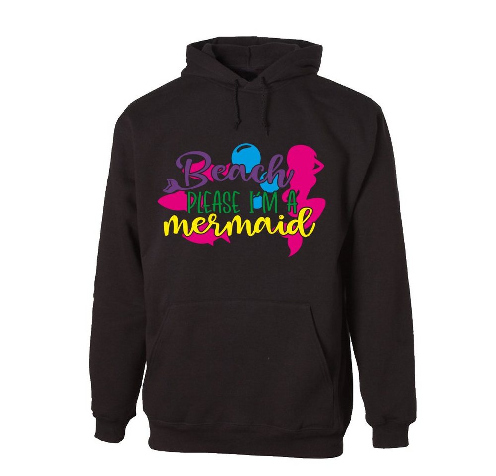 G-graphics Hoodie Beach please – I´m a Mermaid mit trendigem Frontprint, Aufdruck auf der Vorderseite, Spruch/Sprüche/Print/Motiv, für jung & alt von G-graphics