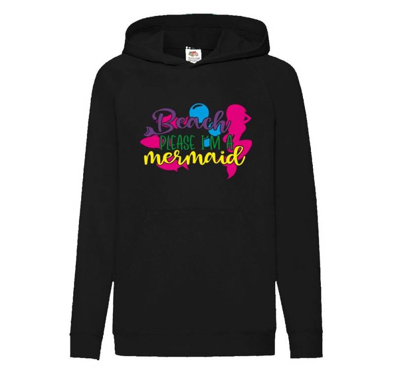 G-graphics Hoodie Beach please I´m a mermaid Kinder Hoodie / Kapuzenpullover mit coolem Spruch als Frontprint von G-graphics