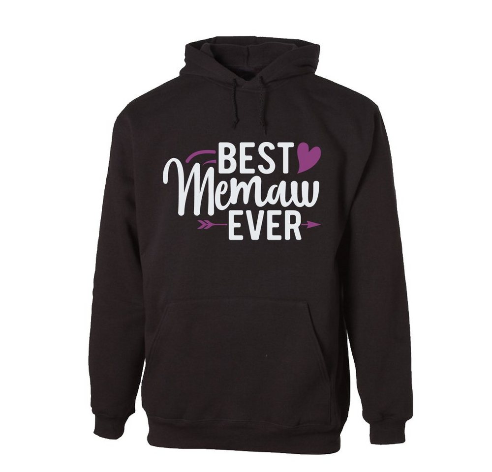 G-graphics Hoodie Best Memaw ever mit trendigem Frontprint mit Spruch zum Muttertag für Katzenliebhaber von G-graphics