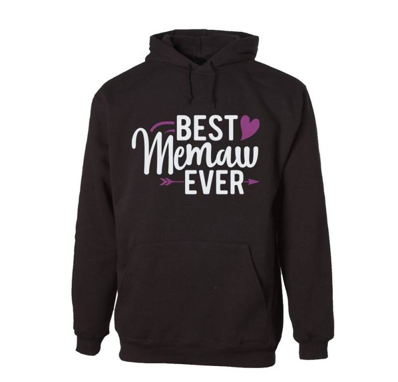 G-graphics Hoodie Best Memaw ever mit trendigem Frontprint mit Spruch zum Muttertag für Katzenliebhaber von G-graphics