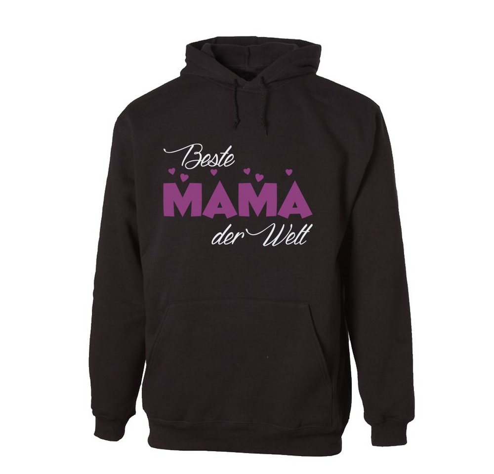 G-graphics Hoodie Beste Mama der Welt mit trendigem Frontprint, Aufdruck auf der Vorderseite, Spruch/Sprüche/Print/Motiv, für jung & alt von G-graphics