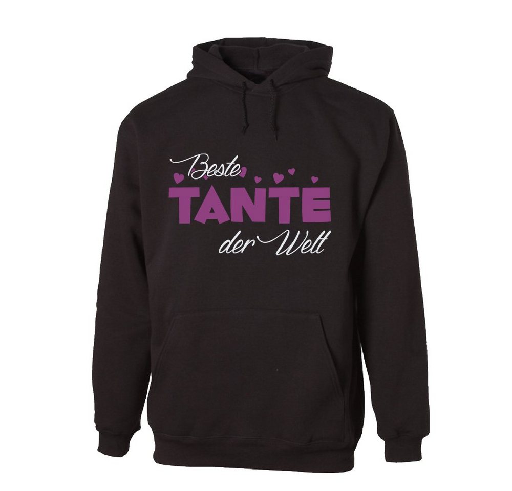 G-graphics Hoodie Beste Tante der Welt mit trendigem Frontprint, Aufdruck auf der Vorderseite, Spruch/Sprüche/Print/Motiv, für jung & alt von G-graphics