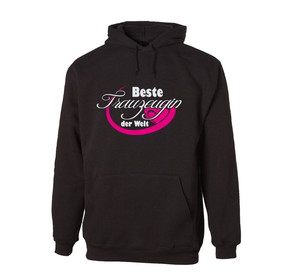 G-graphics Hoodie Beste Trauzeugin der Welt mit trendigem Frontprint, Aufdruck auf der Vorderseite, Spruch/Sprüche/Print/Motiv, für jung & alt von G-graphics