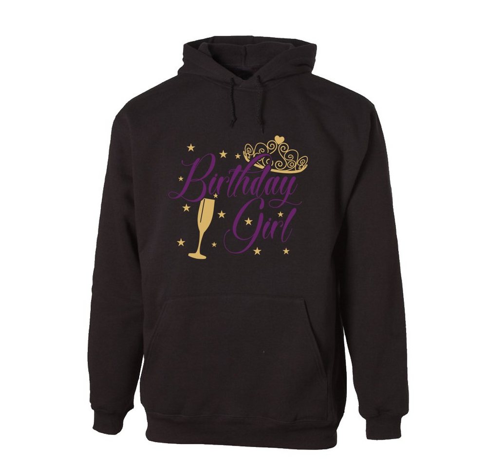 G-graphics Hoodie Birthday girl mit trendigem Frontprint, Aufdruck auf der Vorderseite, Spruch/Sprüche/Print/Motiv, zum Geburtstag, für jung & alt von G-graphics