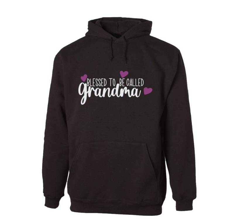 G-graphics Hoodie Blessed to be called Grandma mit trendigem Frontprint mit Spruch zum Muttertag von G-graphics
