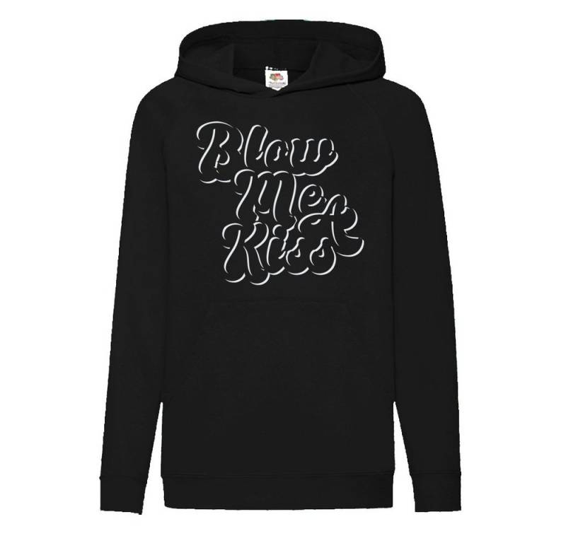G-graphics Hoodie Blow me a kiss Kinder Hoodie / Kapuzenpullover mit schönem Print zum Valentinstag von G-graphics
