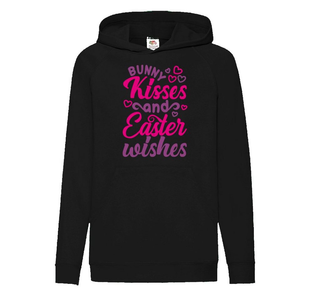 G-graphics Hoodie Bunny kisses and easter wishes Kinder Hoodie / Kapuzenpullover mit süßem Motiv-Print zu Ostern von G-graphics