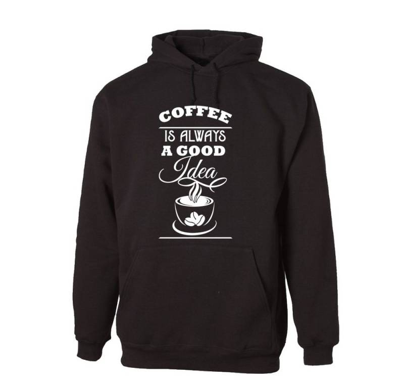 G-graphics Hoodie Coffee is always a good idea Unisex mit trendigem Frontprint mit Spruch für Coffeelover von G-graphics