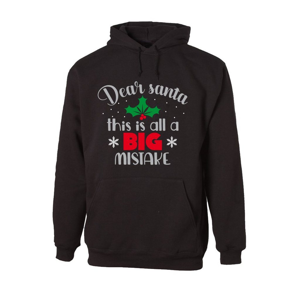G-graphics Hoodie Dear Santa this is all a big Mistake Unisex mit trendigem Frontprint mit Weihnachtsmotiv von G-graphics