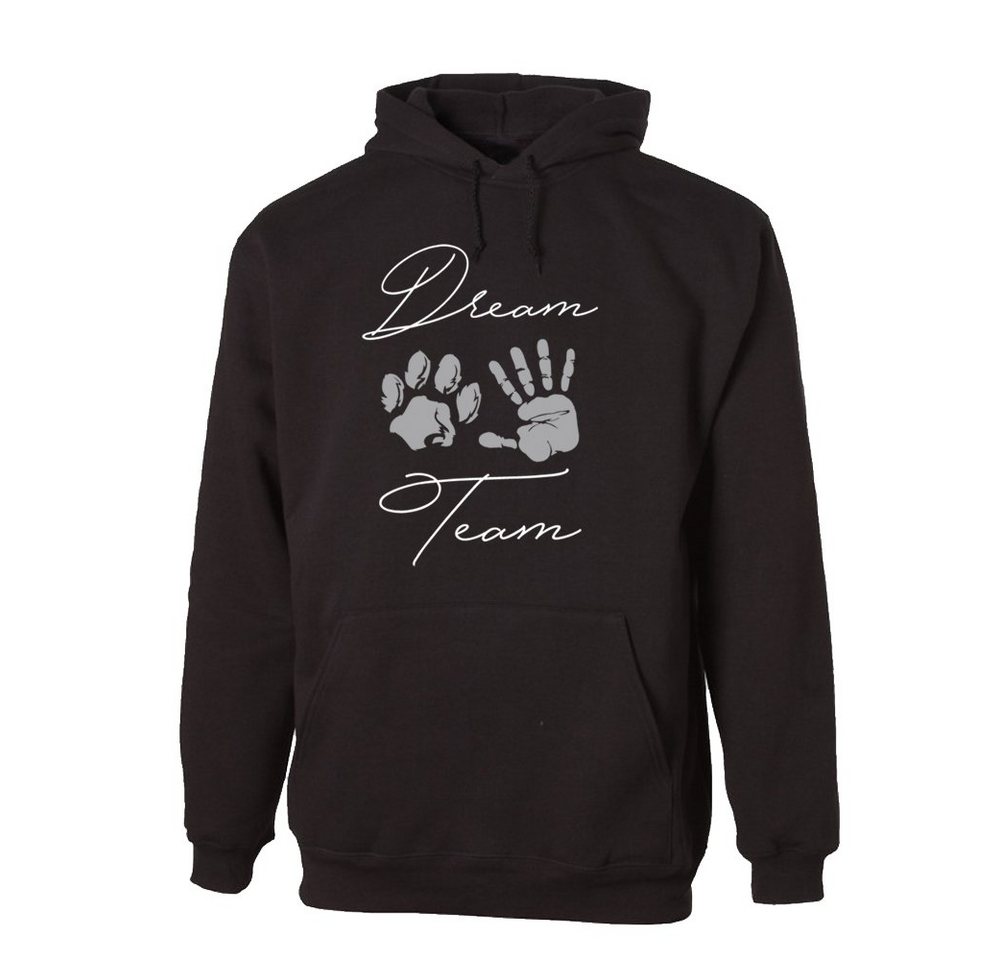 G-graphics Hoodie Dream Team – Hand & Pfote Unisex mit trendigem Frontprint mit Spruch für Hundeliebhaber von G-graphics