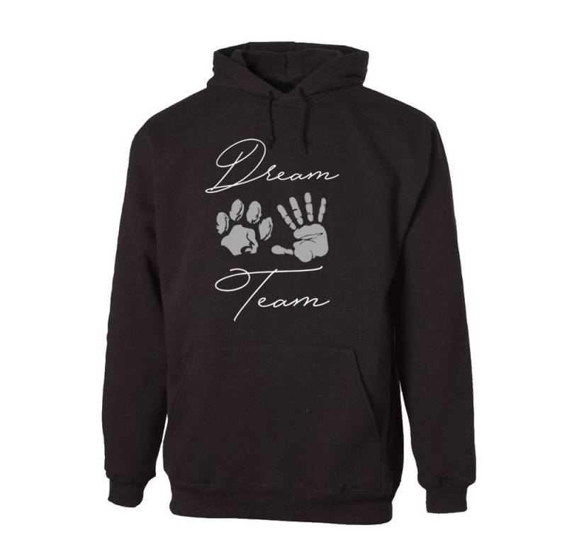 G-graphics Hoodie Dream Team – Hand & Pfote Unisex mit trendigem Frontprint mit Spruch für Hundeliebhaber von G-graphics