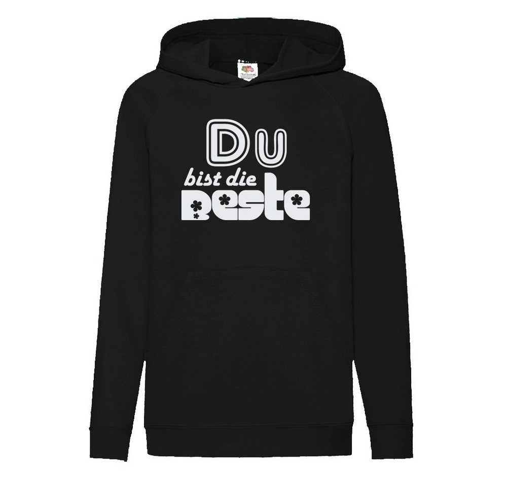 G-graphics Hoodie Du bist die Beste Kinder Hoodie / Kapuzenpullover mit coolem Spruch als Frontprint von G-graphics