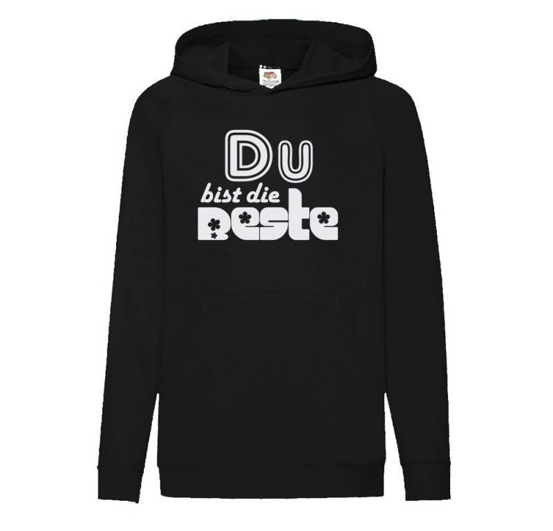 G-graphics Hoodie Du bist die Beste Kinder Hoodie / Kapuzenpullover mit coolem Spruch als Frontprint von G-graphics