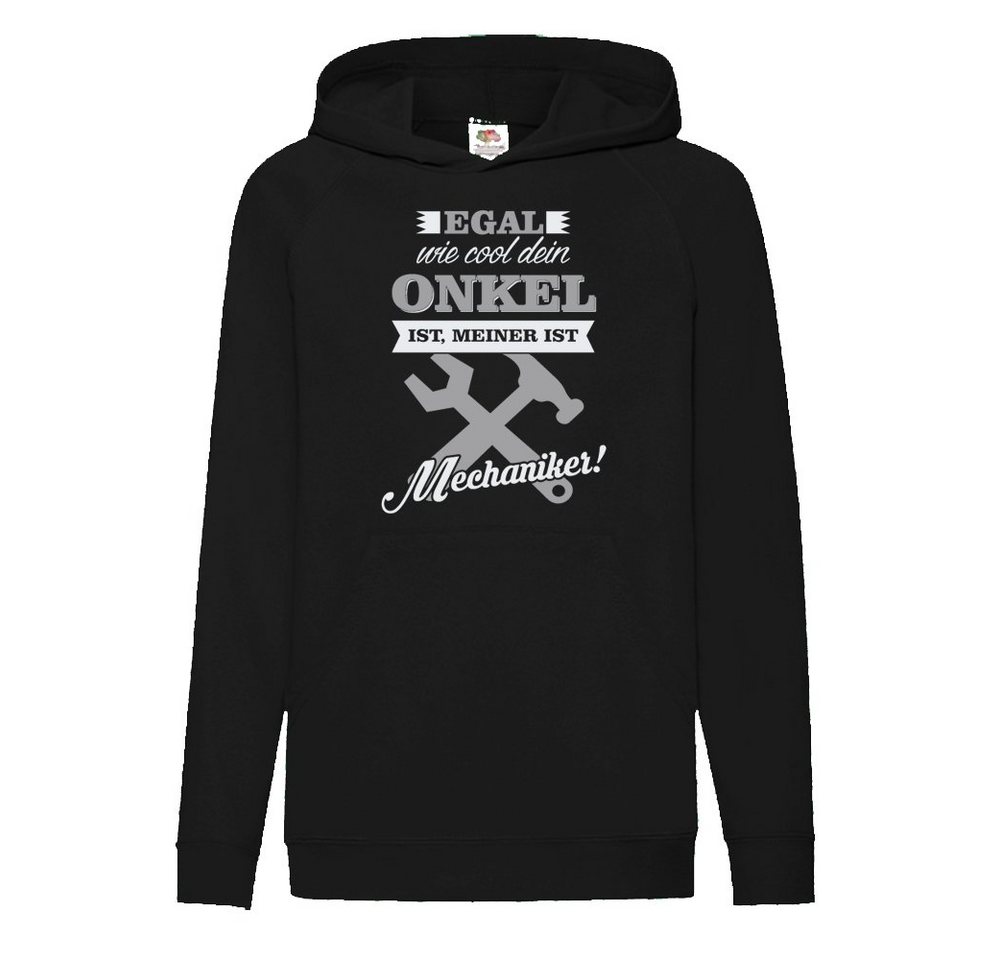 G-graphics Hoodie Egal, wie cool Dein Onkel ist, meiner ist Mechaniker! Kinder Hoodie / Kapuzenpullover, Mit Spruch / Sprüche / Print / Motiv von G-graphics