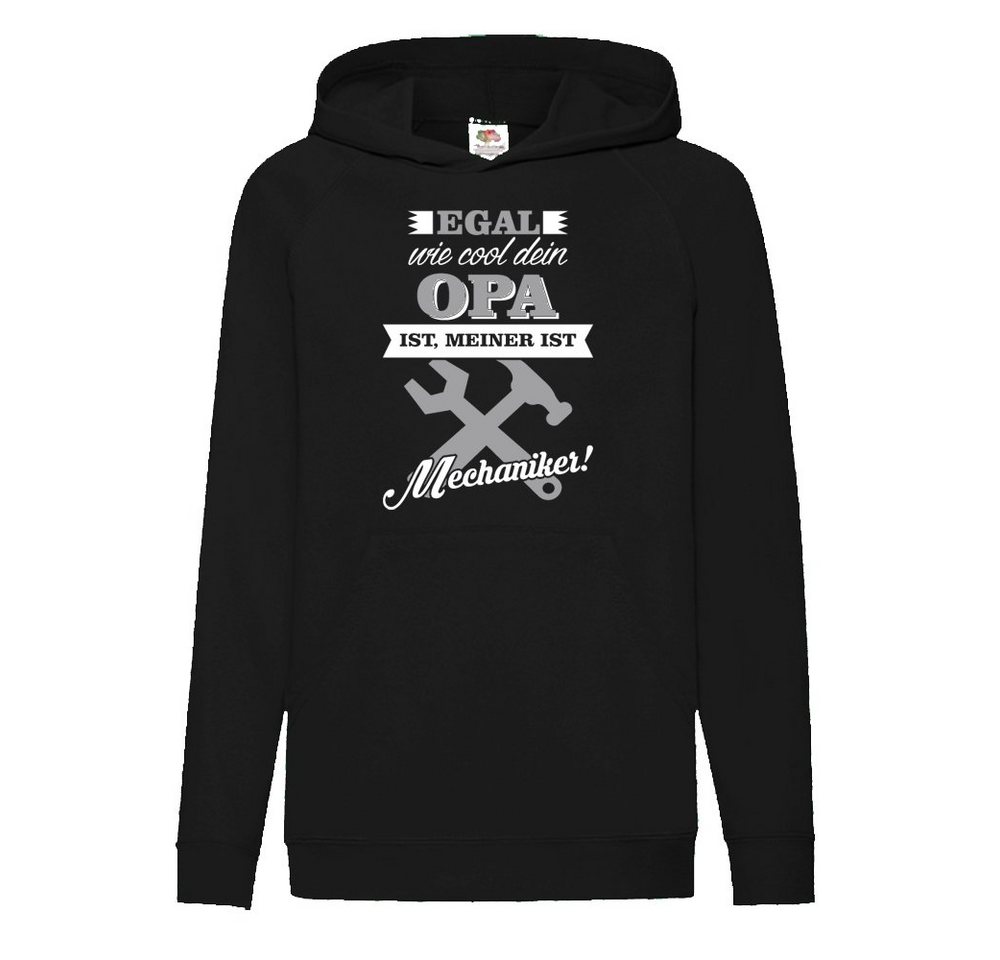 G-graphics Hoodie Egal, wie cool Dein Opa ist, meiner ist Mechaniker! Kinder Hoodie / Kapuzenpullover, Mit Spruch / Sprüche / Print / Motiv von G-graphics