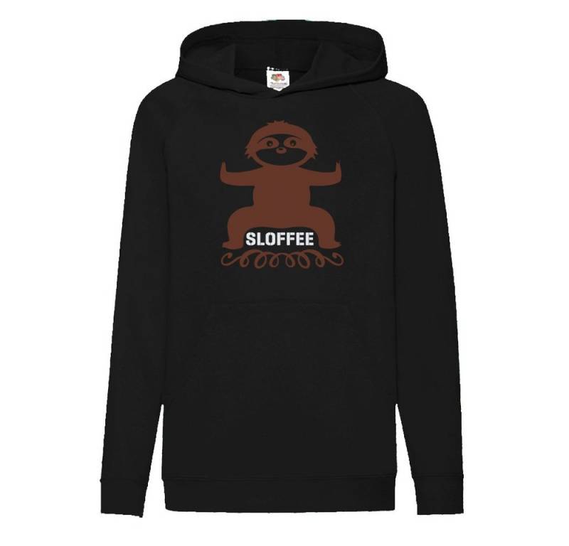 G-graphics Hoodie Faultier – Sloffee Kinder Hoodie / Kapuzenpullover mit coolem Motiv als Frontprint von G-graphics