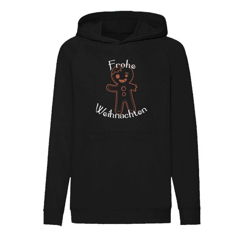 G-graphics Hoodie Frohe Weihnachten – Angefressener Lebkuchenmann Kinder Hoodie / Kapuzenpullover mit schönem Winter- & Weihnachtsmotiv von G-graphics