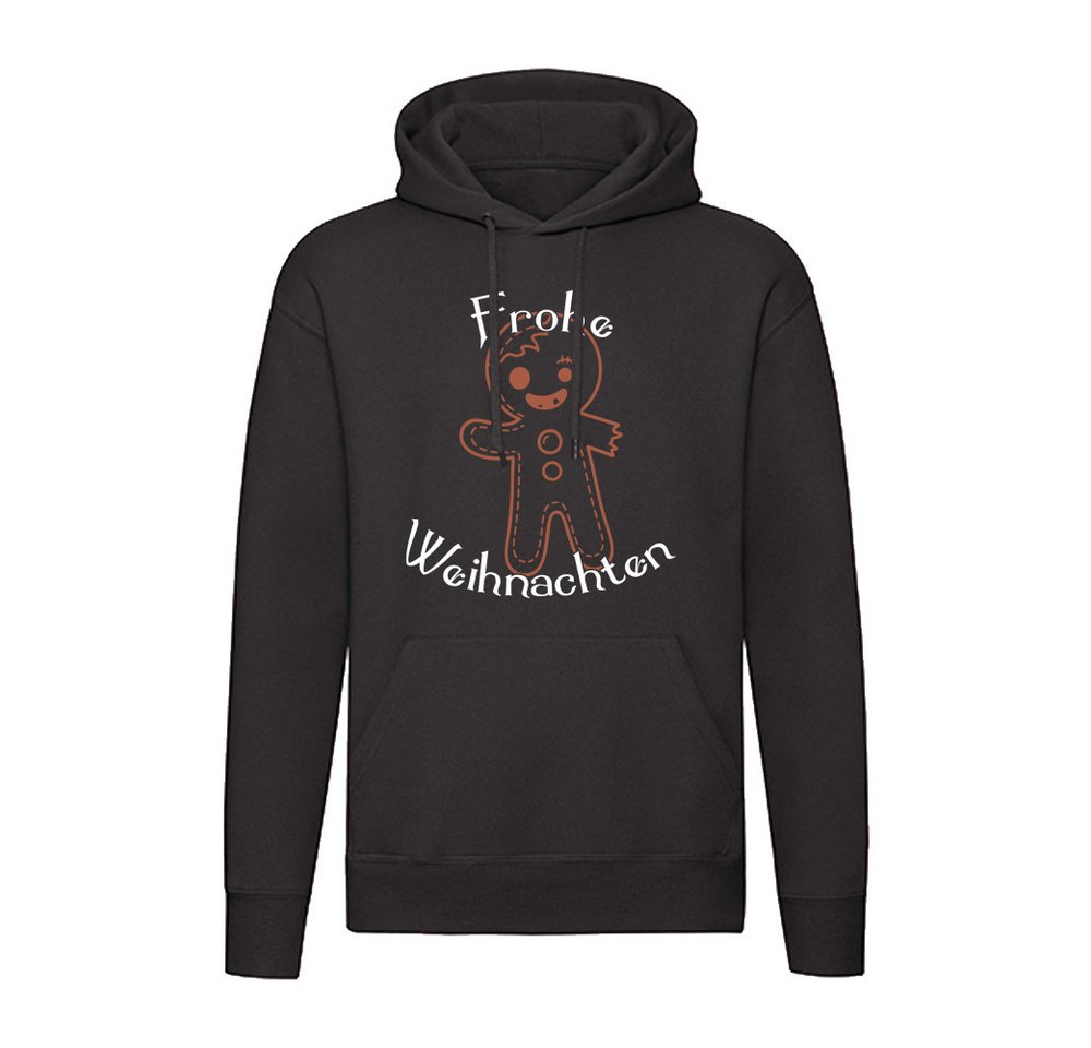 G-graphics Hoodie Frohe Weihnachten – Angefressener Lebkuchenmann Unisex mit schönem Winter- & Weihnachtsmotiv von G-graphics