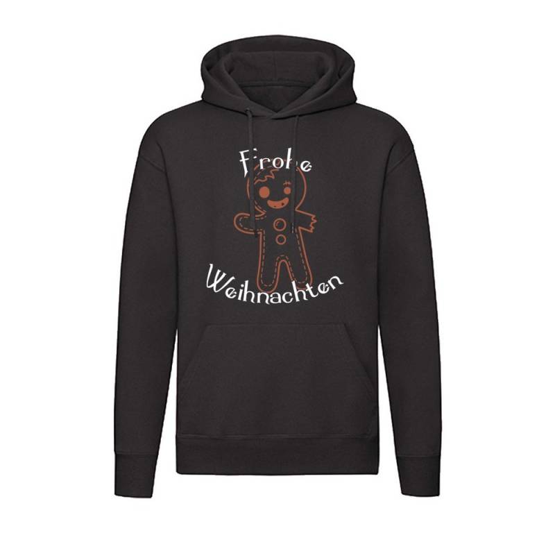 G-graphics Hoodie Frohe Weihnachten – Angefressener Lebkuchenmann Unisex mit schönem Winter- & Weihnachtsmotiv von G-graphics