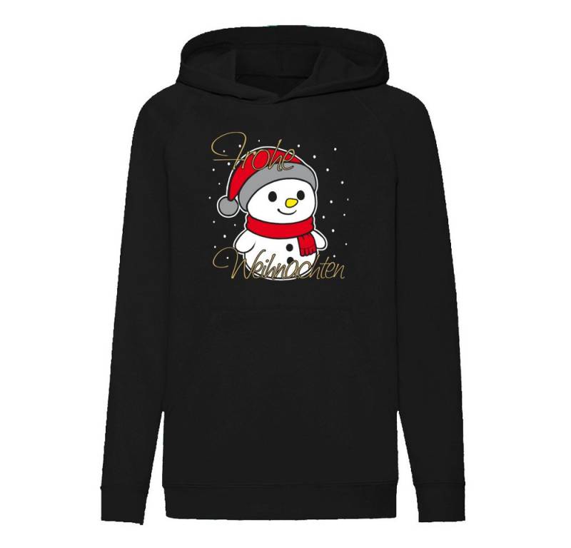 G-graphics Hoodie Frohe Weihnachten – Schneemann Kinder Hoodie / Kapuzenpullover mit schönem Winter- & Weihnachtsmotiv von G-graphics
