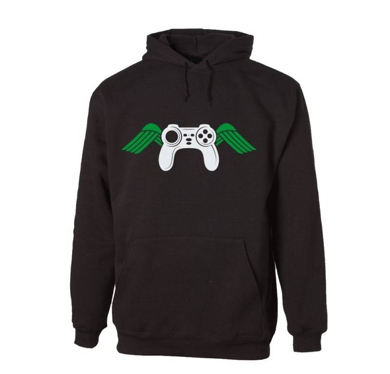 G-graphics Hoodie Gaming-Controller mit Flügeln Unisex mit trendigem Frontprint für Gamer*innen von G-graphics