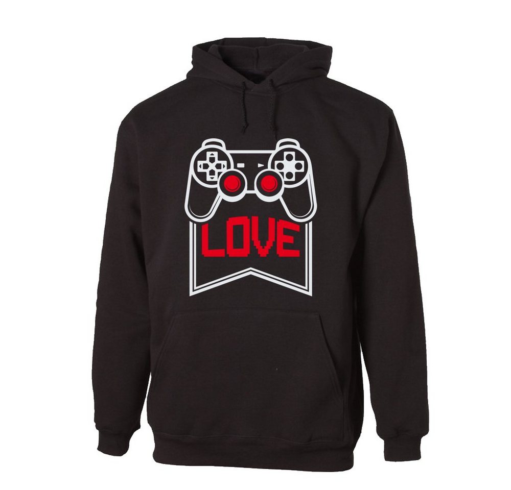 G-graphics Hoodie Gaming Love mit trendigem Frontprint, Aufdruck auf der Vorderseite, Spruch/Sprüche/Print/Motiv, für jung & alt von G-graphics