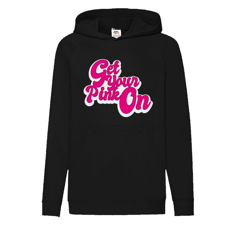 G-graphics Hoodie Get your pink on Kinder Hoodie / Kapuzenpullover mit coolem Motiv als Frontprint von G-graphics