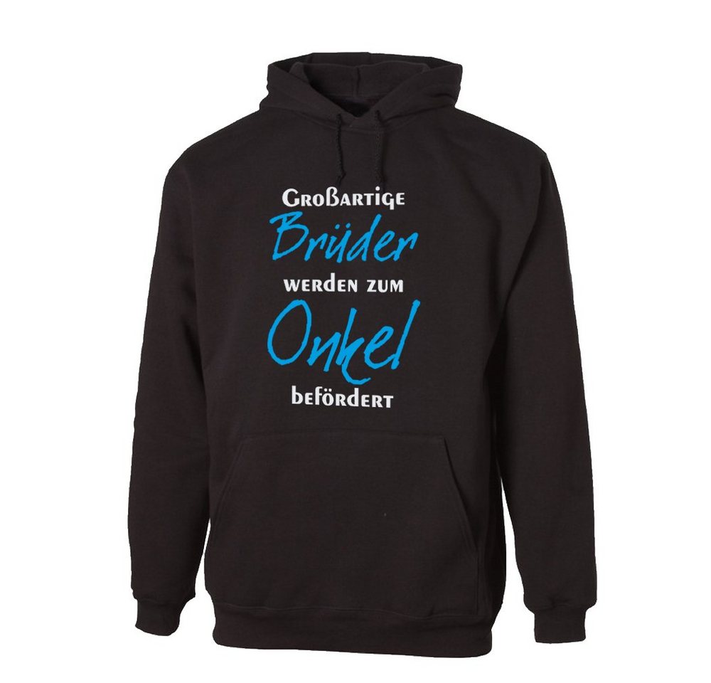 G-graphics Hoodie Großartige Brüder werden zum Onkel befördert mit trendigem Frontprint, Aufdruck auf der Vorderseite, Spruch/Sprüche/Print/Motiv, für jung & alt von G-graphics