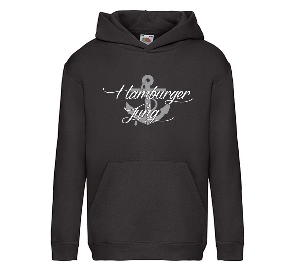 G-graphics Hoodie Hamburger Jung Kinder Hoodie / Kapuzenpullover mit Statement / Spruch als Frontprint von G-graphics