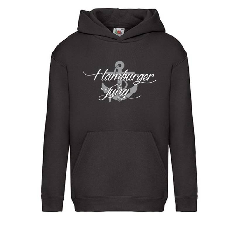 G-graphics Hoodie Hamburger Jung Kinder Hoodie / Kapuzenpullover mit Statement / Spruch als Frontprint von G-graphics