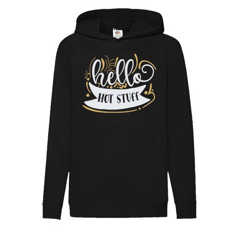 G-graphics Hoodie Hello Hot Stuff Kinder Hoodie / Kapuzenpullover mit coolem Spruch als Frontprint von G-graphics