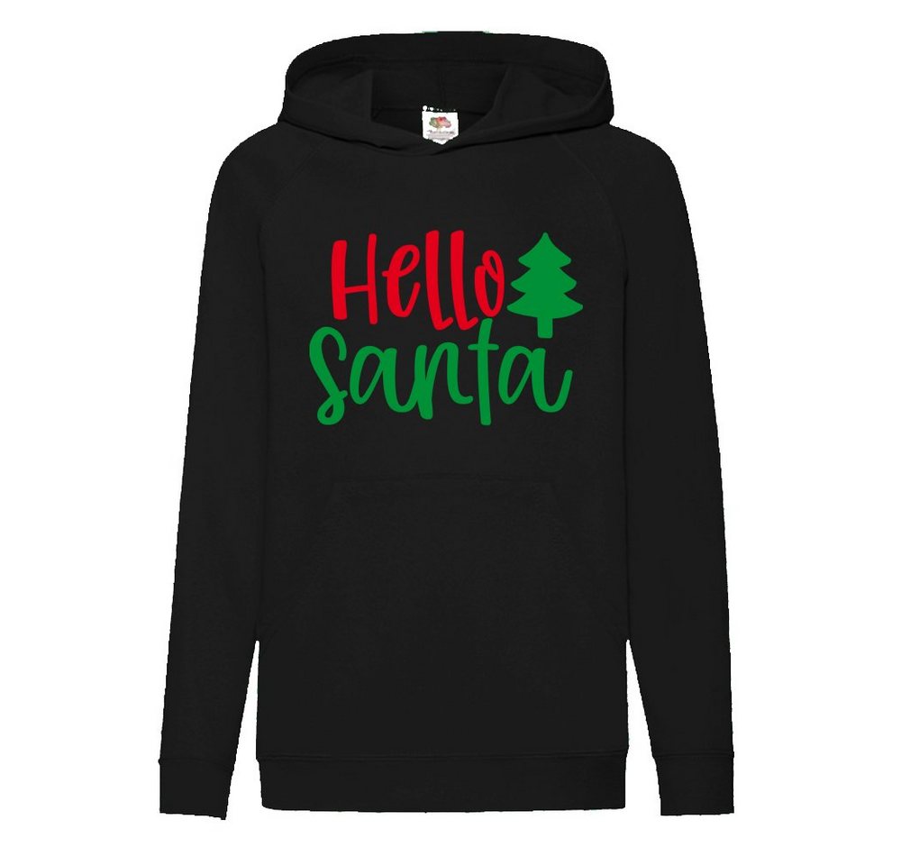 G-graphics Hoodie Hello Santa Kinder Hoodie / Kapuzenpullover mit schönem Winter- & Weihnachtsmotiv von G-graphics