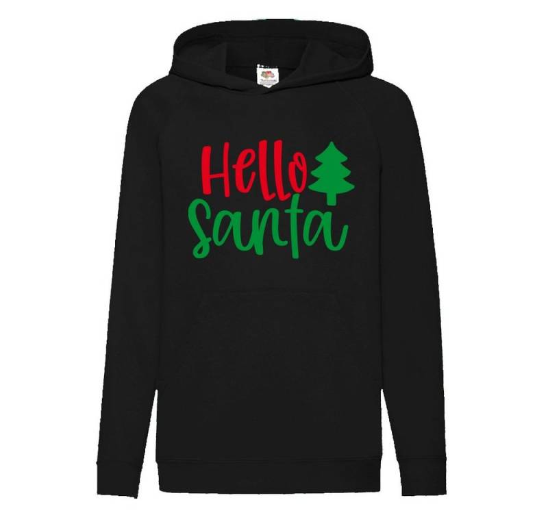 G-graphics Hoodie Hello Santa Kinder Hoodie / Kapuzenpullover mit schönem Winter- & Weihnachtsmotiv von G-graphics