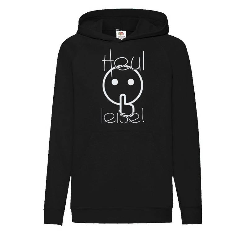 G-graphics Hoodie Heul leise! Kinder Hoodie / Kapuzenpullover mit coolem Spruch als Frontprint von G-graphics
