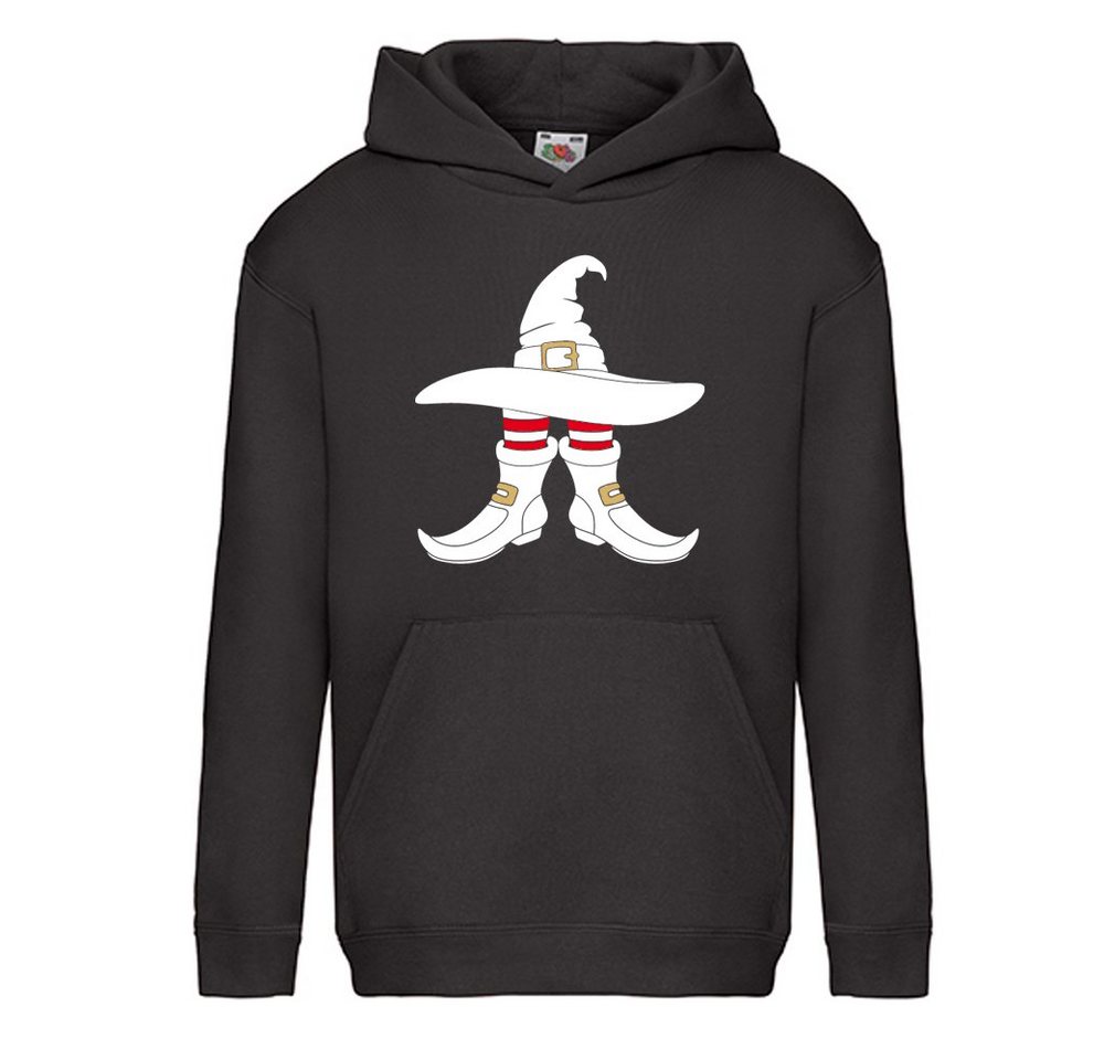 G-graphics Hoodie Hexenhut & -stiefel Kinder Hoodie / Kapuzenpullover mit gruseligem Motiv zu Halloween von G-graphics