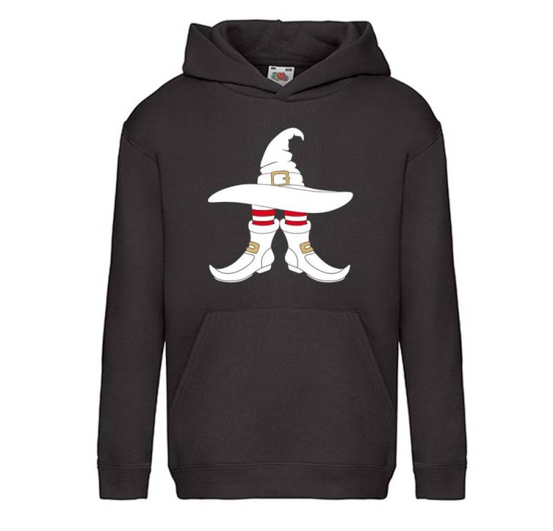 G-graphics Hoodie Hexenhut & -stiefel Kinder Hoodie / Kapuzenpullover mit gruseligem Motiv zu Halloween von G-graphics